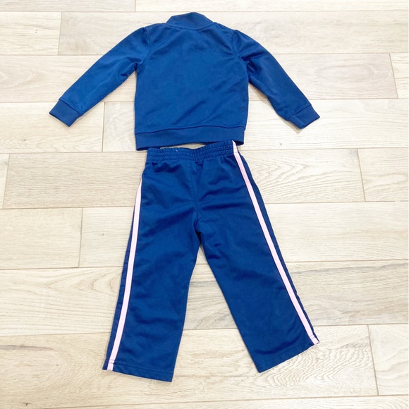 Puma Navy Tracksuit with Light Pink Accents - Picture 5 of 5